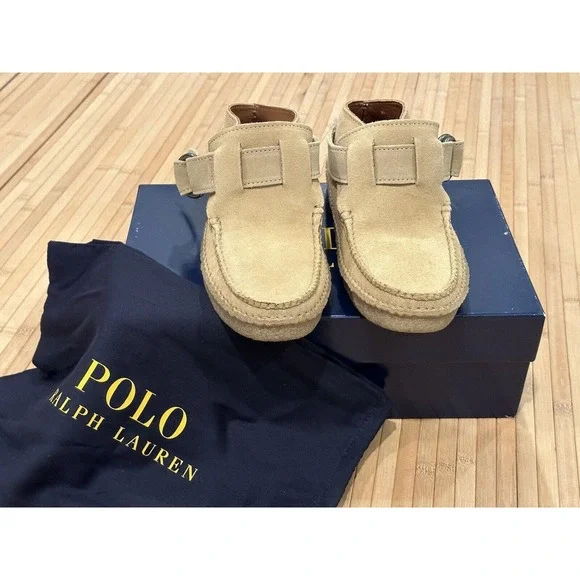 Polo Ralph Lauren NEW Men’s Suede Myles Chukka Loafer 8.5 D Leather NWB W/Bags